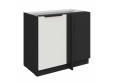 ARIA WH/BL 105 ND 1F BB pastatoma kampinė spintelė