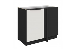 ARIA WH/BL 105 ND 1F BB pastatoma kampinė spintelė