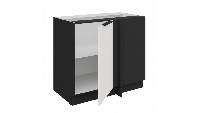 ARIA WH/BL 105 ND 1F BB pastatoma kampinė spintelė