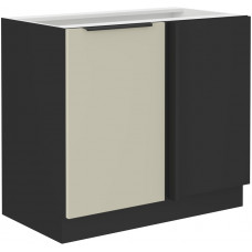 ARONA 105 ND 1F BB Pastatoma Kampinė Spintelė juoda
