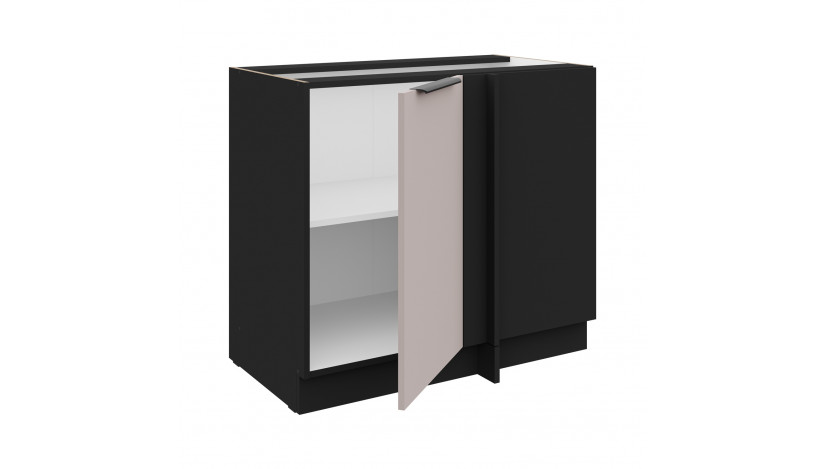 ARONA 105 ND 1F BB Pastatoma Kampinė Spintelė juoda