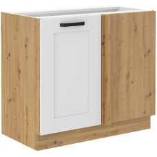 LUNA 105 ND 1F BB Pastatoma Kampinė Spintelė Balta Artisan