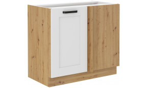 LUNA 105 ND 1F BB Pastatoma Kampinė Spintelė Balta Artisan
