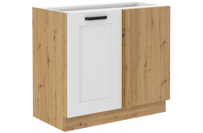 LUNA 105 ND 1F BB Pastatoma Kampinė Spintelė Balta Artisan