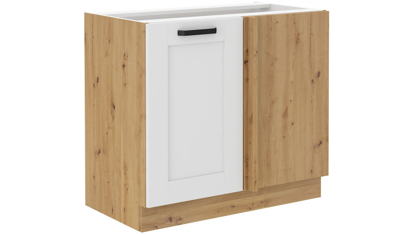 LUNA 105 ND 1F BB Pastatoma Kampinė Spintelė Balta Artisan