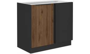 MONZA 105 ND 1F BB Pastatoma Kampinė Spintelė juoda