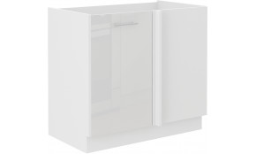LARA 105 ND 1F BB pastatoma kampinė spintelė balta