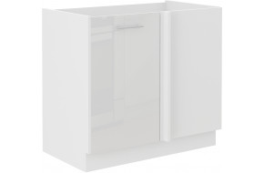 LARA 105 ND 1F BB pastatoma kampinė spintelė balta