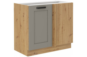 LUNA 105 ND 1F BB Pastatoma Kampinė Spintelė Claygrey Artisan