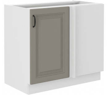Stilo 105 ND 1F BB Pastatoma Kampinė Spintelė Claygrey balta Stilo 105 ND 1F BB Pastatoma Kampinė Spintelė Claygrey balta
