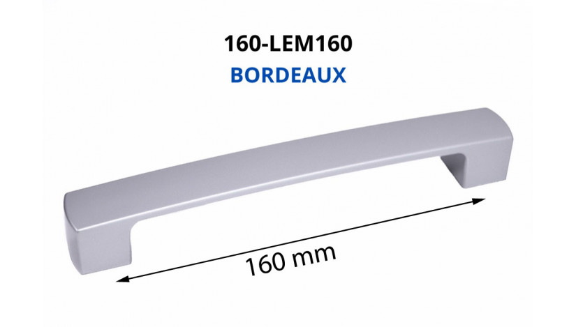 Rankenėlė plastikinė 160-LEM 160 mm BORDEAUX