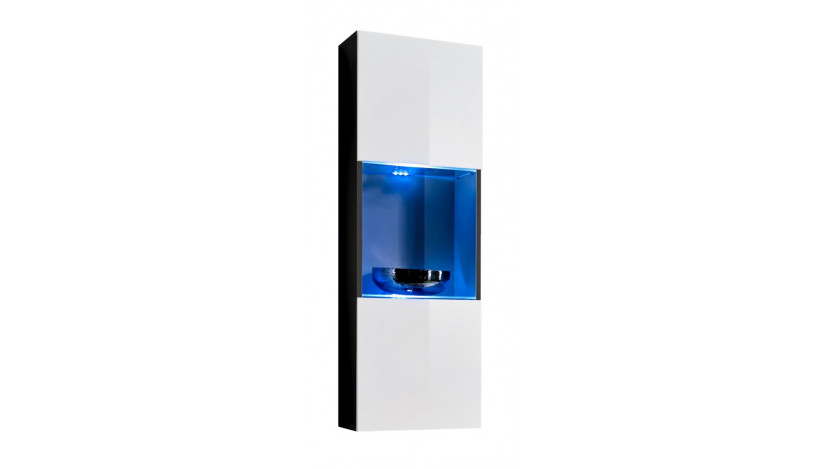FLY 22 Vitrina juoda / juoda blizgi 23 ZW FY 22
