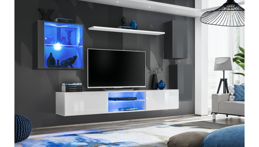Switch XXIII Sekcija balta blizgi / grafito blizgi 27 GW SW23