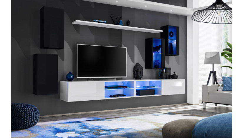 Switch XXV Sekcija balta blizgi / juoda blizgi 26 ZW WS 25