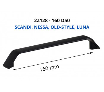 Rankenėlė metalinė 2Z128-160-D50 160 mm SCANDI NESSA OLDSTYLE LUNA