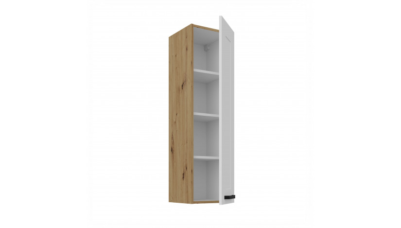 LUNA 30 G-108 1F Balta Artisan pakabinama spintelė