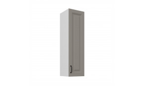 STILO 30 G-108 1F Claygrey balta pakabinama spintelė
