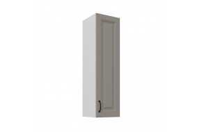 STILO 30 G-108 1F Claygrey balta pakabinama spintelė