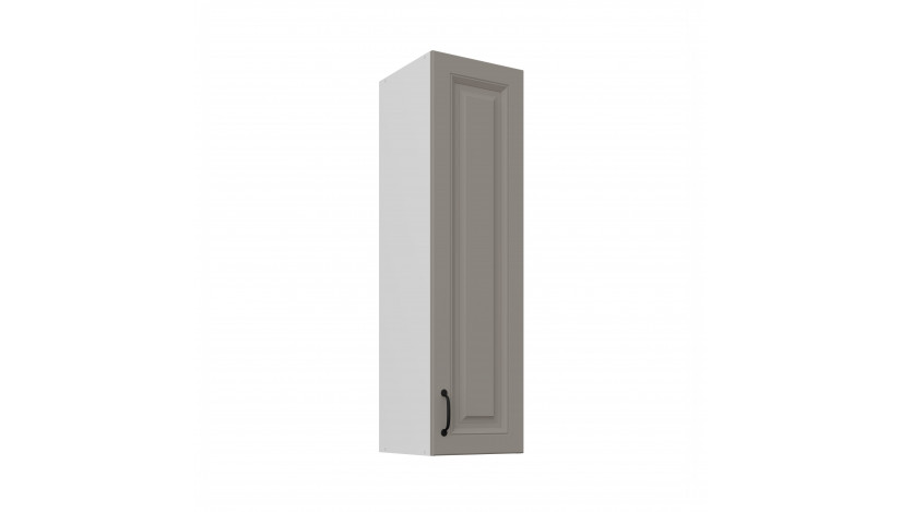 STILO 30 G-108 1F Claygrey balta pakabinama spintelė
