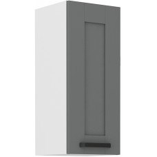 LUNA 30 G-72 1F pakabinama spintelė Dustgrey Balta