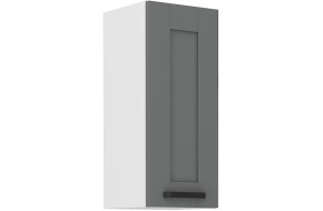 LUNA 30 G-72 1F pakabinama spintelė Dustgrey Balta