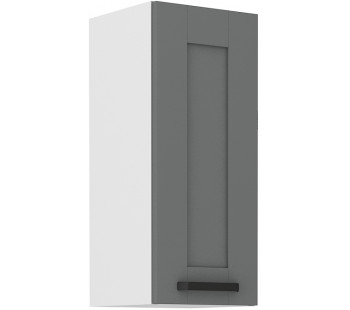 LUNA 30 G-72 1F pakabinama spintelė Dustgrey Balta LUNA 30 G-72 1F pakabinama spintelė Dustgrey Balta