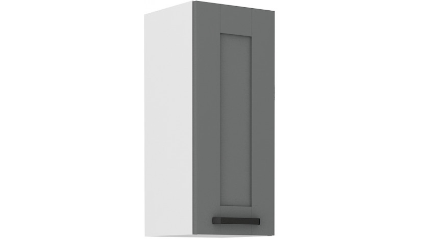 LUNA 30 G-72 1F pakabinama spintelė Dustgrey Balta