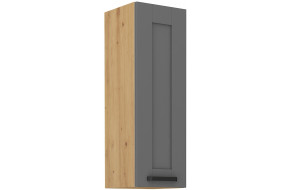 LUNA 30 G-90 1F Pakabinama Spintelė 90 cm Dustgrey artisan