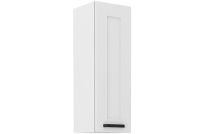 LUNA 30 G-90 1F Pakabinama Spintelė 90 cm balta balta