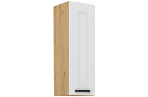 LUNA 30 G-90 1F Pakabinama Spintelė 90 cm Balta artisan