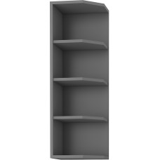 30 G-90 ZAK Pakabinama kampinė lentyna 90 cm antracyt OLDSTYLE / NESSA / AVA / SCANDI