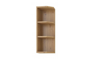 ARTISAN Kreminė 30 G-90 ZAK Pakabinama kampinė lentyna 90 cm