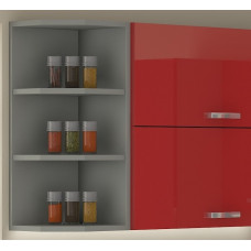 Grey 30 G-72 ZAK pakabinama kampinė lentyna Pilka