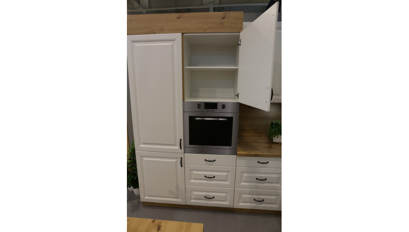Stilo 58x58 GN-90 1F Pakabinama Kampinė Spintelė artisan balta
