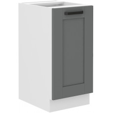 LUNA 40 D 1F BB pastatoma spintelė Dustgrey Balta