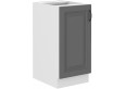 Stilo 40 D 1F BB pastatoma spintelė Dustgrey balta