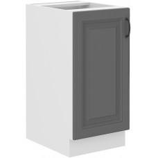 Stilo 40 D 1F BB pastatoma spintelė Dustgrey balta