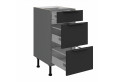 ARIA BL/ANT 40 D 3S BB PREMIUM pastatoma spintelė su stalčiais