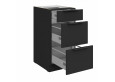 ARIA BL/BL 40 D 3S BB PREMIUM pastatoma spintelė su stalčiais