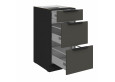 ARIA GR/BL 40 D 3S BB PREMIUM pastatoma spintelė su stalčiais