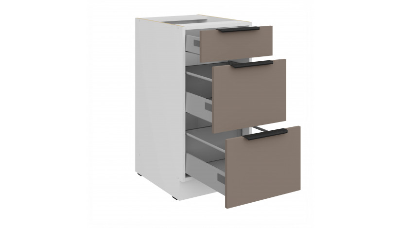 ARIA TA/WH 40 D 3S BB PREMIUM pastatoma spintelė su stalčiais