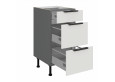 ARIA WH/ANT 40 D 3S BB PREMIUM pastatoma spintelė su stalčiais