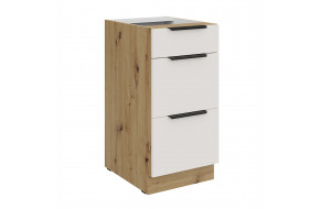 ARIA WH/AR 40 D 3S BB PREMIUM pastatoma spintelė su stalčiais