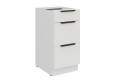 ARIA WH/WH 40 D 3S BB PREMIUM pastatoma spintelė su stalčiais