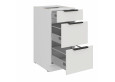 ARIA WH/WH 40 D 3S BB PREMIUM pastatoma spintelė su stalčiais