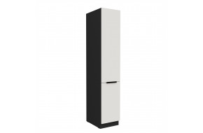 ARIA WH/BL 40 DK-210 2F ūkinė spinta