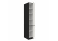 ARIA WH/BL 40 DK-210 2F ūkinė spinta