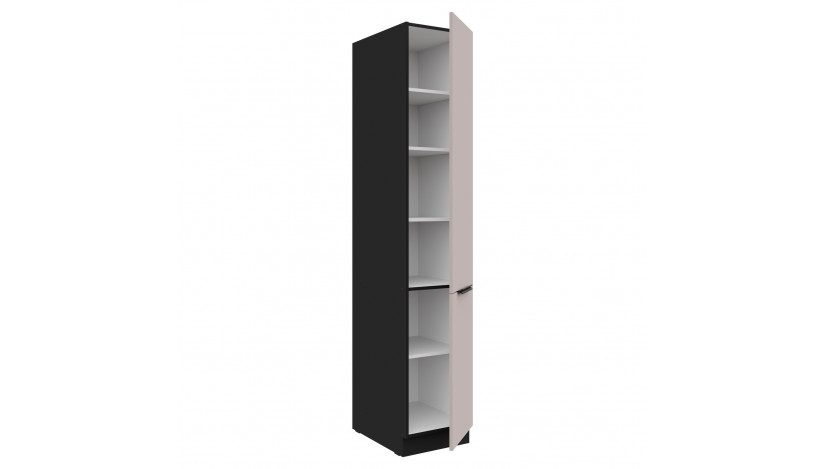 ARONA 40 DK-210 2F ūkinė spinta juoda