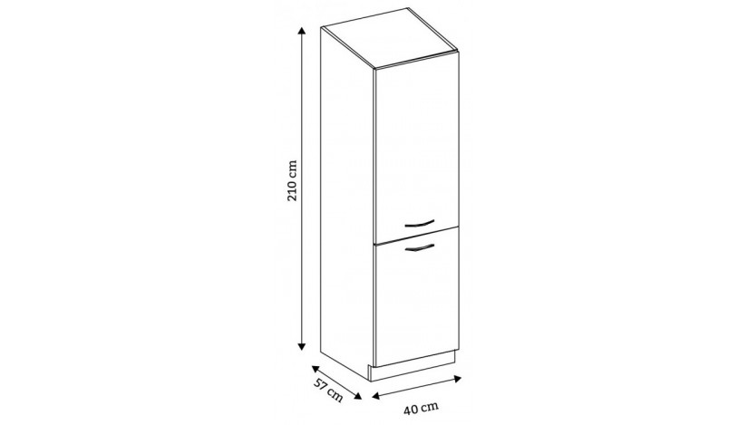 Bianka 40 Dk-210 2F ūkinė spinta