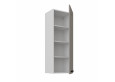 LUNA 40 G-108 1F Claygrey Balta pakabinama spintelė